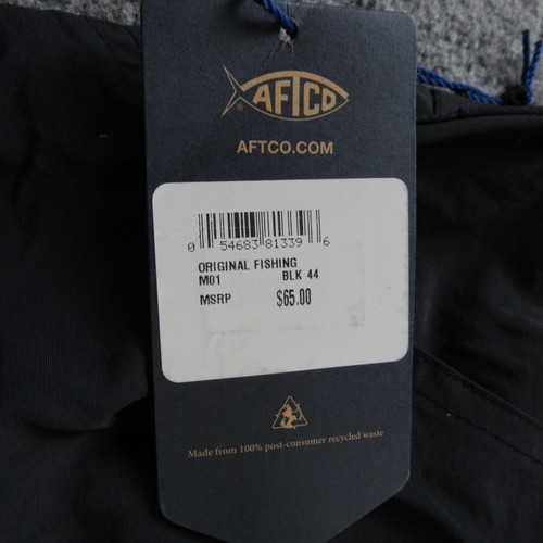 AFTCO Original Angelshorts Herren 44 schwarz 6 Schrittlänge schnelltrocknend Gummibund M01 - Bild 8 von 15