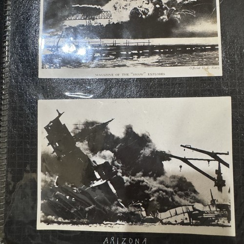 Vintage Photograph Album 1940s Military Wartime Pearl Harbor US Navy - Picture 8 of 9