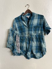 Victoria  s Secret Cotton Flannel Pajama Set Shorts Size Large