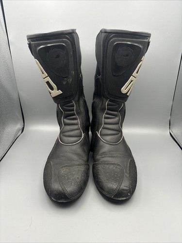 Sidi Black Motorcycle Boots Size 45 (EU), 11.5 (US) - Picture 2 of 9