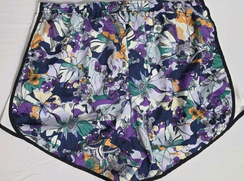 Nike Dri Fit Tempo Running Shorts Floral Printed Lined Girl’s XL+ Multicolor NEW - Picture 5 of 8