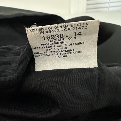 VTG Scott McClintock Women Dress 12 Black Pink Satin Strapless Corset Whimsigoth - Picture 14 of 14