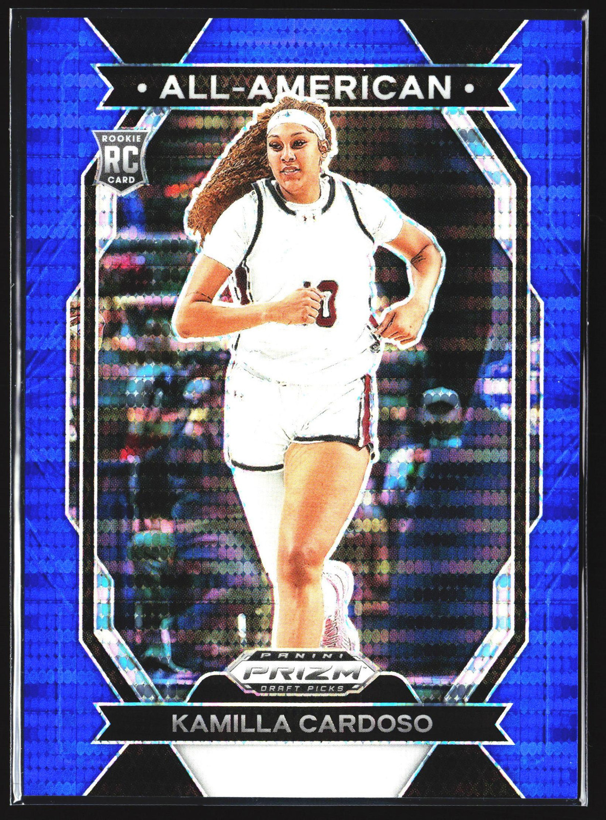 Kamilla Cardoso /99 Rookie Blue Pulsar SN 2024 Panini Prizm Draft South Carolian