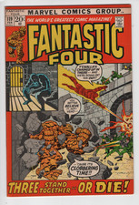 Fantastic Four #119 - 1972 - John Buscema, Black Panther, Klaw,  high-grade VF+