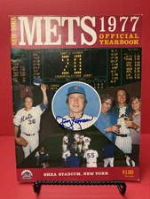 NY Mets Jerry Kooseman Autograph 1977 Yearbook No COA