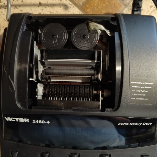 Victor 1460-4 12 Digit Display Extra Heavy Duty Printing Calculator Needs Ribbon - Picture 7 of 10