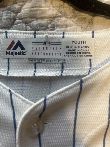 Chicago Cubs Jersey 2016 World Series Gold Majestic Youth XL - Picture 3 of 3