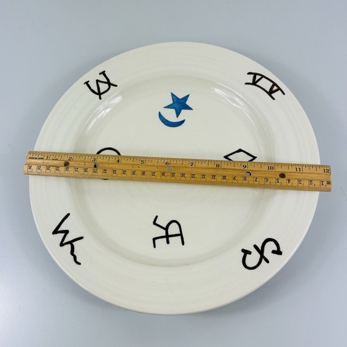 Storyteller Arts Rachel Elizondo weiß Speiseteller Marke Rinderfarm Western - Bild 7 von 9