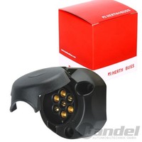 Herth+Buss 7-Polige ANHÄNGER-STECKDOSE Kunststoff Flach | 51305140066