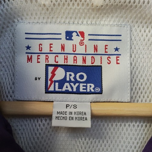 Vintage 90s Colorado Rockies MLB Embroidered Pro Player Bomber Jacket Size XL Rare - Bild 2 von 22
