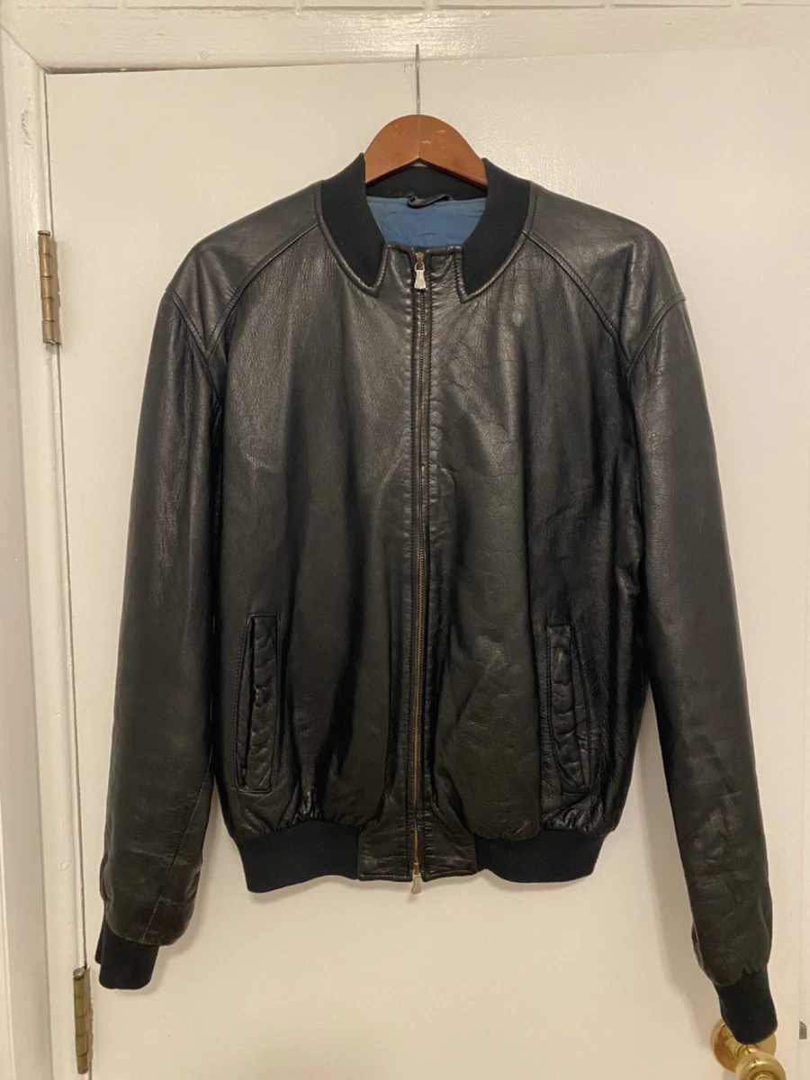 Bomber/Harrington Leather Vintage Outerwear Coats & Jackets for