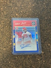 2016 Donruss Optic Chris Jones Blue #’d 54/75 RC Auto SP