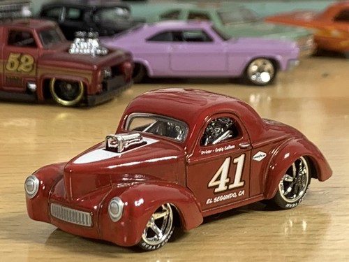 Hot Wheels 1941 Willys Salt Flats Silver Series Custom Wheel Swap - Picture 6 of 17