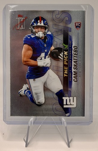 2025 Topps Signature Cam Skattebo Base (RAW)
