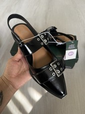 Black block heel buckle sandals blockheel sandals