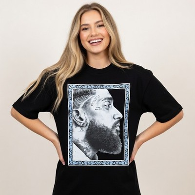 Wolf Grey Ice Blue Color Match T Shirt 2026 Icy Style Streetwear Tee