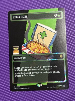 サージ・Foil　ボーダーレス　ニンジャ・ピザ/Ninja Pizza Ninja Pizza (Borderless) (Surge Foil) Commander: Teenage Mutant