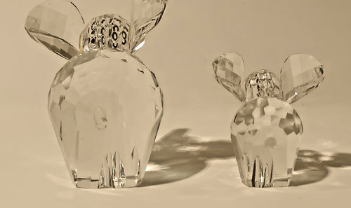 Swarovski Kristall Baby Elefant selten nicht mehr produziert ohne Papiere ohne Box - Bild 3 von 4