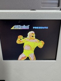 NES Lot 6 Games-  Clash Demonhead, Batman, Marble Madness, Bases Loaded, WWF...