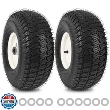 phepetroll 15x6.00-6nhs Lawn Mower Front Tire 4 Ply Tubeless 15x6x6 Lawn Mowe