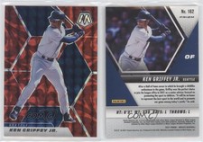 2021 Panini Mosaic Reactive Red Mosaic Prizm Ken Griffey Jr #162 HOF