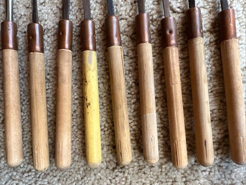 Vintage 15 Pieces Of Wood Carving Chisel In Excellent Condition & Sharp! - Picture 20 of 24