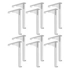  12pcs 3.5 Inch Valance Clips: Clear Plastic Valance Clips For Blinds - Hidden