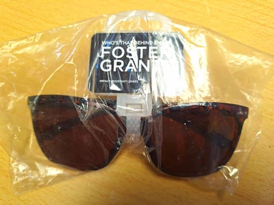 Foster Grant Seamoss Women’s Oversized Tortoise Shell Sunglasses Brown Lenses - Image 1 of 2