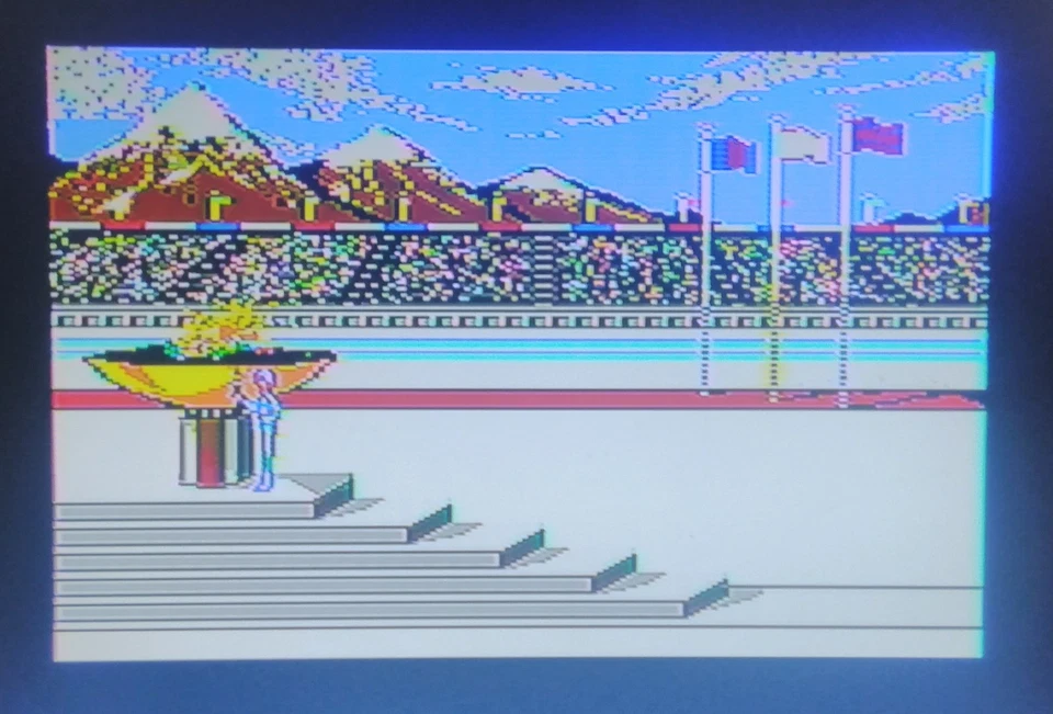 WINTER GAMES - US Gold complete - Commodore 64 C64 C128 - TESTED See photos - Image 2 of 4