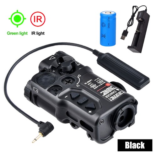 Kit Modulo Illuminatore Regolabile Mirino Laser Rosso/Verde Tattico Mirino Luce IR - Foto 11 di 12