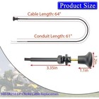 61 Inch Damping Cable Steel Wire Cable Rust Resistance Seamless Replacement