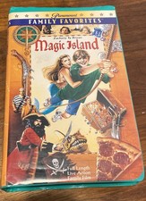 Magic Island VHS VCR Video Tape Zachary Ty Bryan Rare HTF Moonbeam Clam Shell