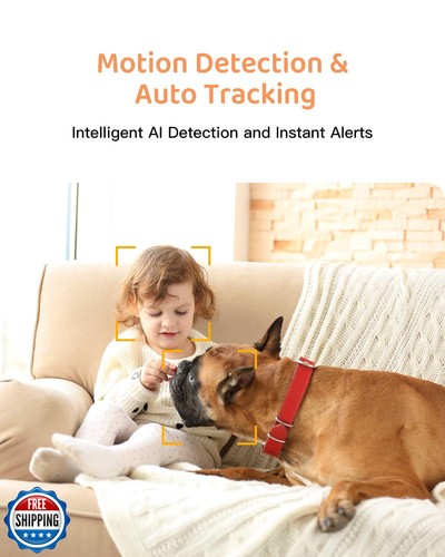 ARENTI 4MP 2.4Gand5G WiFi Baby Monitor with Camera and Audio, Night Light, Au - Picture 2 of 5