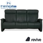 Himolla Cumuly Leder Dreisitzer Dunkelgrün Sofa Couch