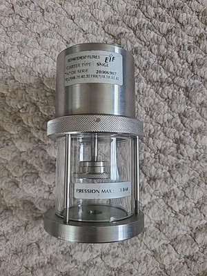 Coalescence Filtration Department Filters SNGL Pression Max : 3 Bar