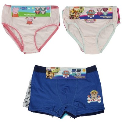 Kinderunterwäsche 4er  Set Mädchen Junge Paw Petrol  98-104/110-116/122-128