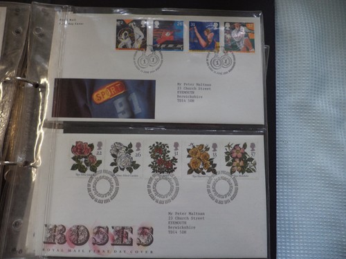 Album containing 40 GB Post Office First Day Covers 1989 - 1994 - Picture 12 of 23