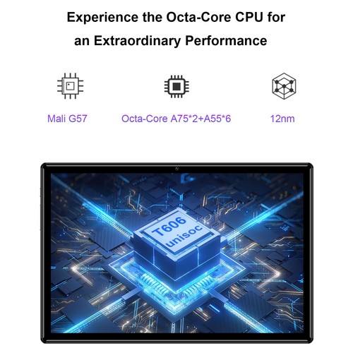 Tablet Android Tablets 10 Inch, Octa-Core Android 13 Unlocked Tablet with SIM... - Picture 3 of 7