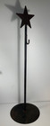 Wrought Iron Free Standing Star Wreath Hook Stand  26.5 in.