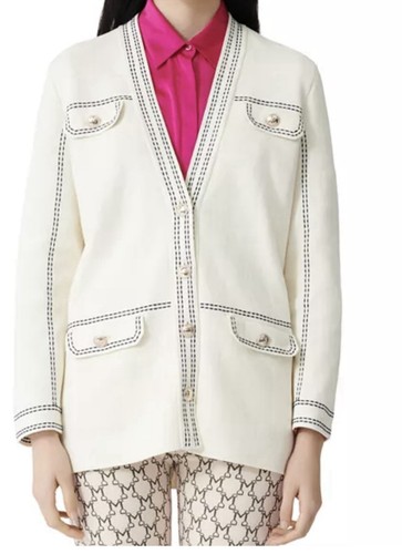 Maje Mollie Strickjacke mit Steppnähten. Größe 1. Einzelhandel 250 $