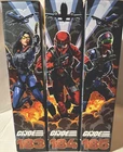 GI JOE HASLAB CLASSIFIED WILD WEASEL, BARONESS, & GUNNER 3-FIGURE LOT-NO RATTLER