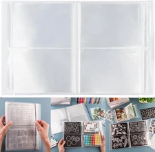 Clear Stamps Storage Embossing Folder Storage Large Photo Storage Album Seal Bag