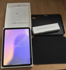 Apple iPad A16 11th Gen 2025 128GB in silver, Apple Pen Bundle.