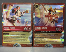 Disney Cruise Exclusive Lorcana P3 Mickey Minnie Mouse Promo Foil Cards EN6