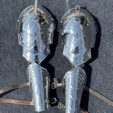 Medieval Knight Steel Pauldrons Armour Shoulder Larp Wearable Battle Warrior