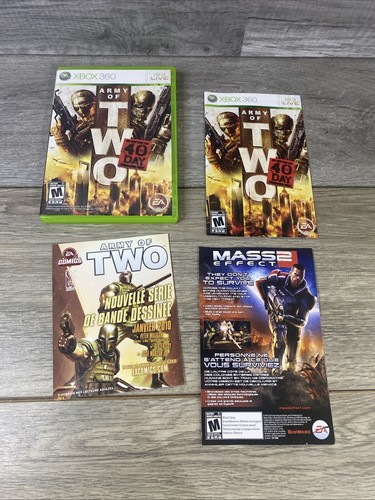 Army Of Two: The 40th Day (Xbox 360) Nur Hülle & Handbuch! OEM Original