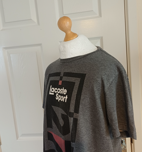 Lacoste Sport 27 Very Rare Classic T-Shirt Size 8/XXL/XXXL/50" - Afbeelding 5 van 9