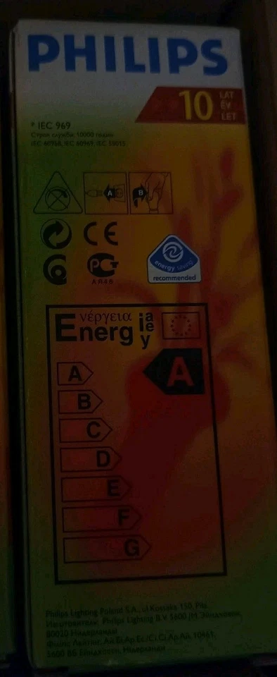 3x PACK OF PHILLIPS ENERGY SAVING BULBS B22 18W=100W LARGE BAYONET 110UMEN NEW - Image 3 of 3