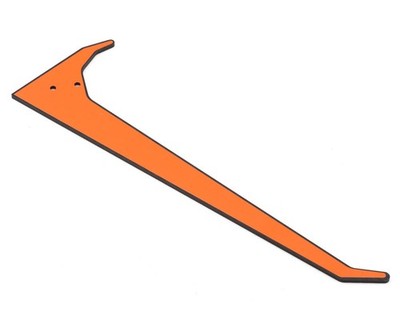 GooSky Carbon Fiber Vertical Tail Fin (Orange) (RS5/RS6) [GSK-GT060059]