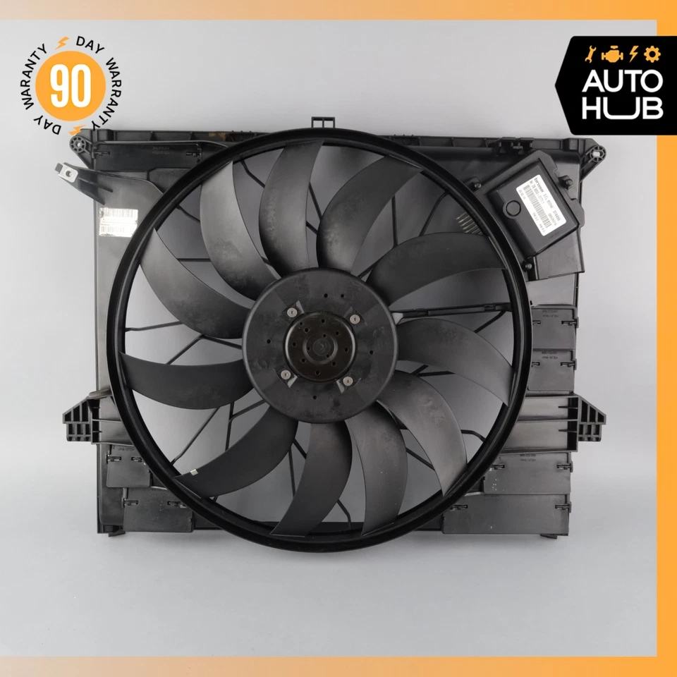 Conjunto de ventilador de refrigeración del motor Mercedes W164 ML63 R63 AMG M156 1645000393 OEM Foto 2 de 4